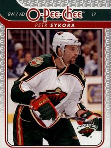 #610 Petr Sykora - Minnesota Wild - 2009-10 O-Pee-Chee Hockey
