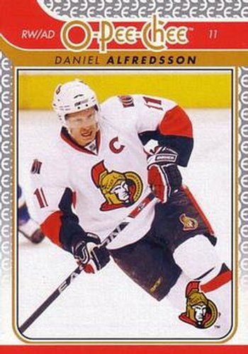 #69 Daniel Alfredsson - Ottawa Senators - 2009-10 O-Pee-Chee Hockey