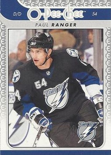 #73 Paul Ranger - Tampa Bay Lightning - 2009-10 O-Pee-Chee Hockey