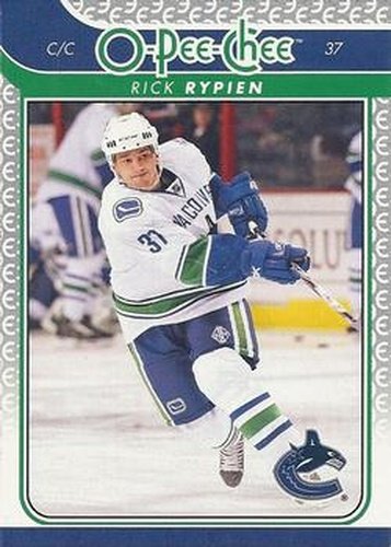 #75 Rick Rypien - Vancouver Canucks - 2009-10 O-Pee-Chee Hockey