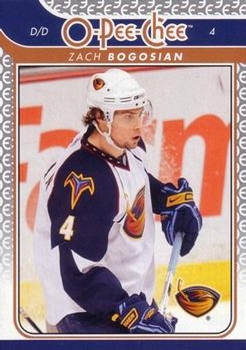 #78 Zach Bogosian - Atlanta Thrashers - 2009-10 O-Pee-Chee Hockey