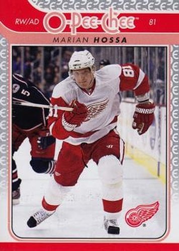 #7 Marian Hossa - Detroit Red Wings - 2009-10 O-Pee-Chee Hockey