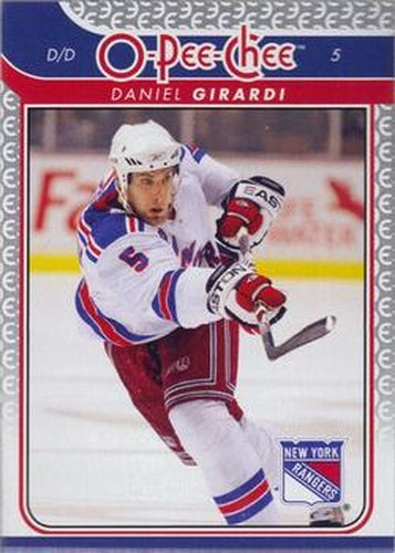 #89 Daniel Girardi - New York Rangers - 2009-10 O-Pee-Chee Hockey