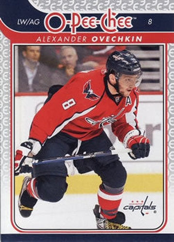 #8 Alexander Ovechkin - Washington Capitals - 2009-10 O-Pee-Chee Hockey