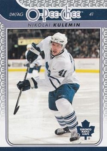 #94 Nikolai Kulemin - Toronto Maple Leafs - 2009-10 O-Pee-Chee Hockey