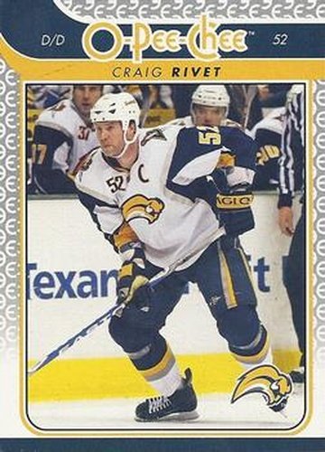 #99 Craig Rivet - Buffalo Sabres - 2009-10 O-Pee-Chee Hockey