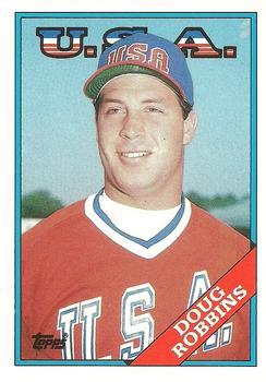 #95T Doug Robbins - USA - 1988 Topps Traded Baseball