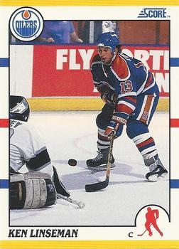 #95T Ken Linseman - Edmonton Oilers - 1990-91 Score Rookie and Traded Hockey