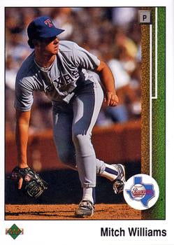 #95 Mitch Williams - Texas Rangers - 1989 Upper Deck Baseball