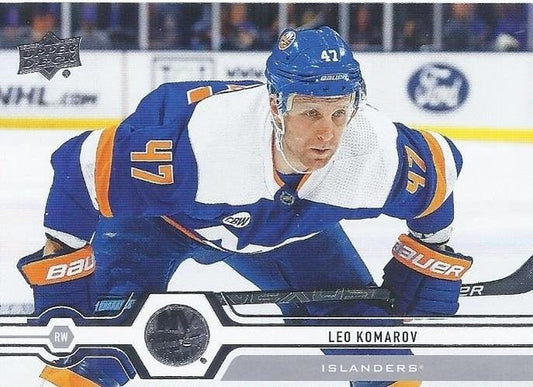 #95 Leo Komarov - New York Islanders - 2019-20 Upper Deck Hockey