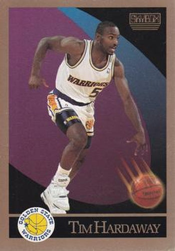 #95 Tim Hardaway - Golden State Warriors - 1990-91 SkyBox Basketball