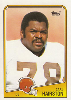 #95 Carl Hairston - Cleveland Browns - 1988 Topps Football