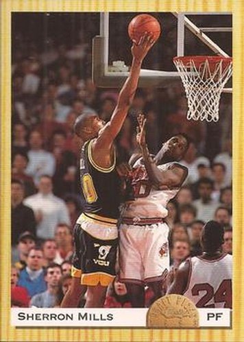 #95 Sherron Mills - Virginia Commonwealth Rams / Minnesota Timberwolves - 1993 Classic Draft Picks Basketball