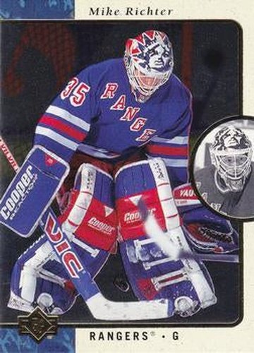 #95 Mike Richter - New York Rangers - 1995-96 SP Hockey