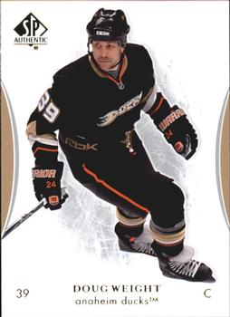 #95 Doug Weight - Anaheim Ducks - 2007-08 SP Authentic Hockey