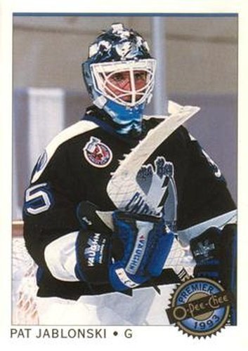 #95 Pat Jablonski - Tampa Bay Lightning - 1992-93 O-Pee-Chee Premier Hockey