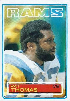 #95 Pat Thomas - Los Angeles Rams - 1983 Topps Football