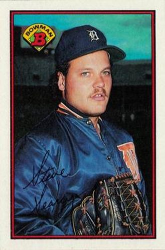 #95 Steve Searcy - Detroit Tigers - 1989 Bowman Baseball