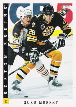 #95 Gord Murphy - Boston Bruins - 1993-94 Score Canadian Hockey