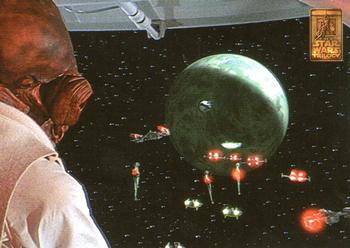 #95 Ackbar watching the Rebel Fleet - 1997 Merlin Star Wars Special Edition