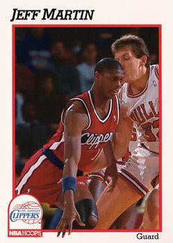 #95 Jeff Martin - Los Angeles Clippers - 1991-92 Hoops Basketball