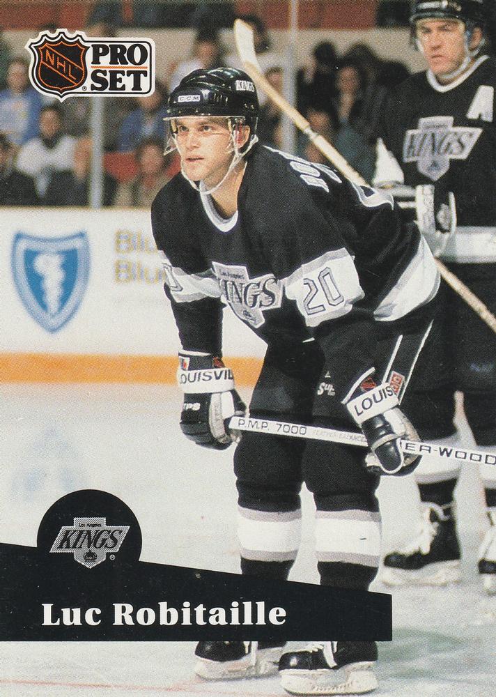 #95 Luc Robitaille - 1991-92 Pro Set Hockey