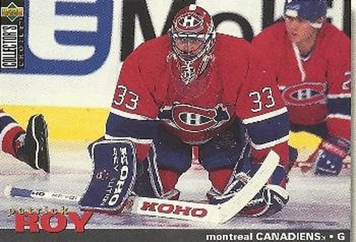 #95 Patrick Roy - Montreal Canadiens - 1995-96 Collector's Choice Hockey