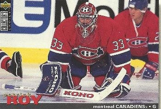 #95 Patrick Roy - Montreal Canadiens - 1995-96 Collector's Choice Hockey