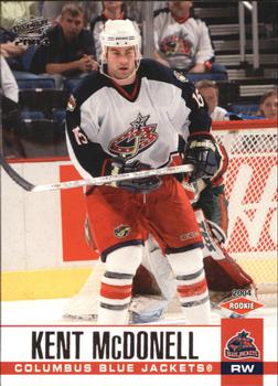 #95 Kent McDonell - Columbus Blue Jackets - 2003-04 Pacific Hockey