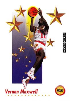 #495 Vernon Maxwell - Houston Rockets - 1991-92 SkyBox Basketball