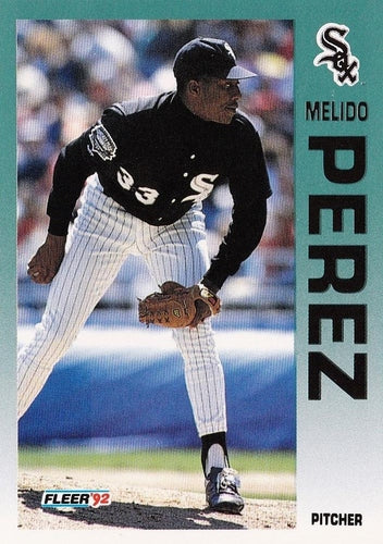 #95 Melido Perez - Chicago White Sox - 1992 Fleer Baseball