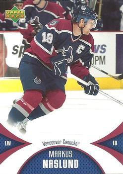 #95 Markus Naslund - Vancouver Canucks - 2006-07 Upper Deck Mini Jersey Hockey
