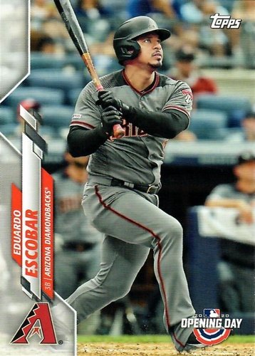 #95 Eduardo Escobar - Arizona Diamondbacks - 2020 Topps Opening Day Baseball