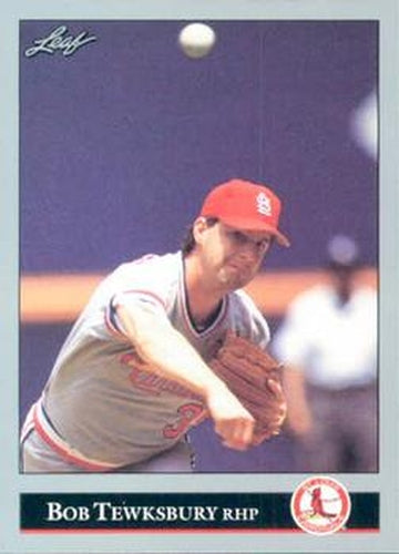 #95 Bob Tewksbury - St. Louis Cardinals - 1992 Leaf Baseball