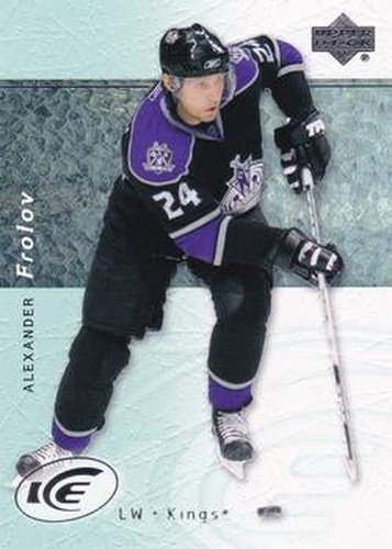 #95 Alexander Frolov - Los Angeles Kings - 2007-08 Upper Deck Ice Hockey