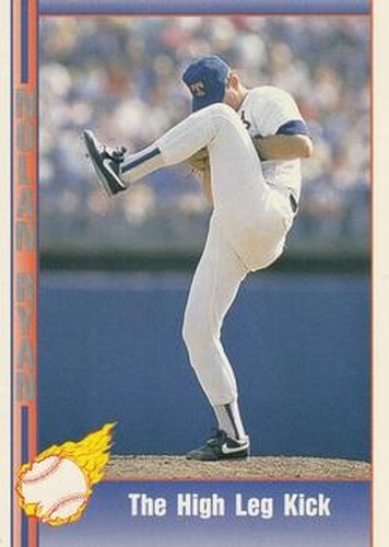 #95 The High Leg Kick - Texas Rangers - 1991 Pacific Nolan Ryan Texas Express I Baseball