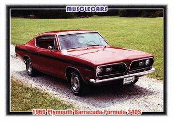 #95 1969 Plymouth Barracuda Formula 340S - 1992 Collect-A-Card Muscle Cars