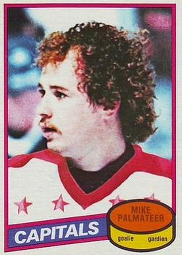 #95 Mike Palmateer - Washington Capitals - 1980-81 O-Pee-Chee Hockey