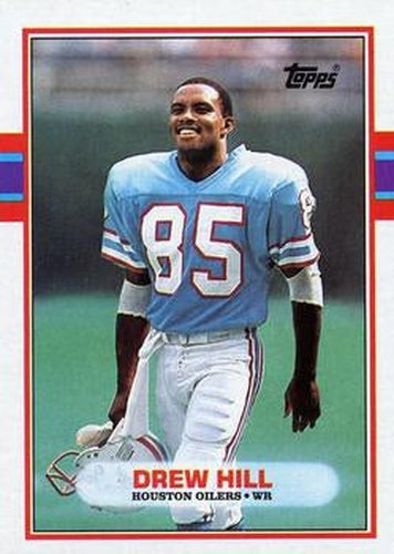 #95 Drew Hill - Houston Oilers - 1989 Topps Football