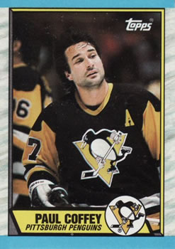 #95 Paul Coffey - Pittsburgh Penguins - 1989-90 Topps Hockey