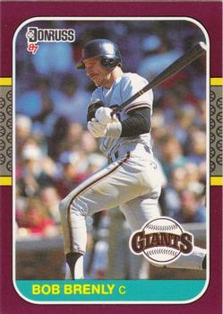 #95 Bob Brenly - San Francisco Giants - 1987 Donruss Opening Day Baseball