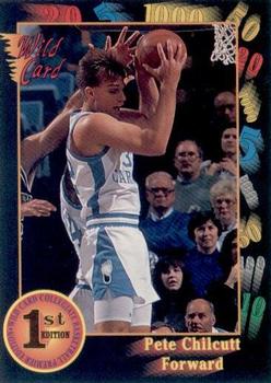 #95 Pete Chilcutt - North Carolina Tar Heels - 1991-92 Wild Card Basketball