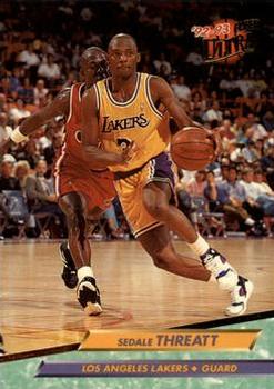 #95 Sedale Threatt - Los Angeles Lakers - 1992-93 Ultra Basketball