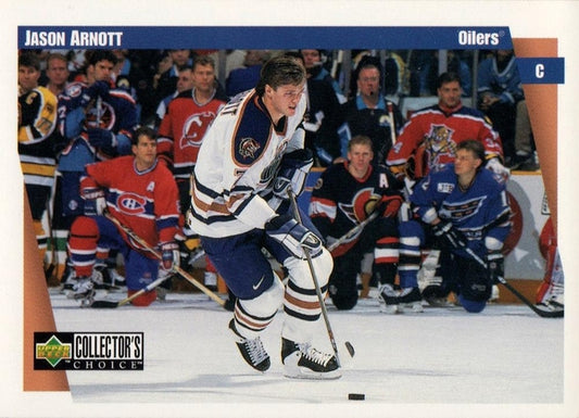 #95 Jason Arnott - Edmonton Oilers - 1997-98 Collector's Choice Hockey
