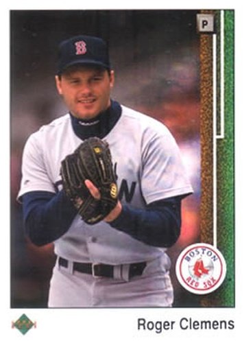 #195 Roger Clemens - Boston Red Sox - 1989 Upper Deck Baseball
