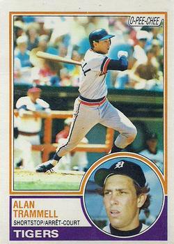#95 Alan Trammell - Detroit Tigers - 1983 O-Pee-Chee Baseball