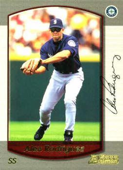 #95 Alex Rodriguez - Seattle Mariners - 2000 Bowman Baseball