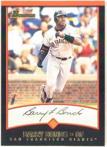 #95 Barry Bonds - San Francisco Giants - 2001 Bowman Baseball