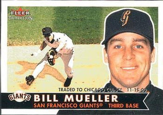 #95 Bill Mueller - Chicago Cubs - 2001 Fleer Tradition Baseball