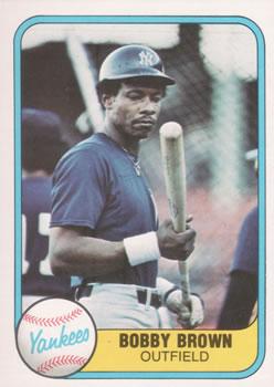 #95 Bobby Brown - New York Yankees - 1981 Fleer Baseball